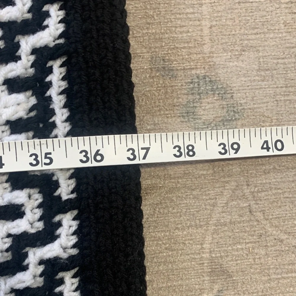 Handcrafted Mosaic Crochet Geometric Blanket